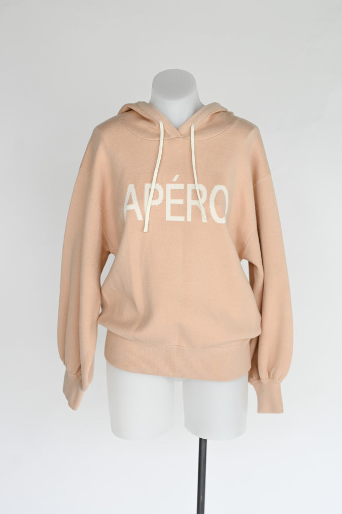 Apero Knit hoodie jumper - 8