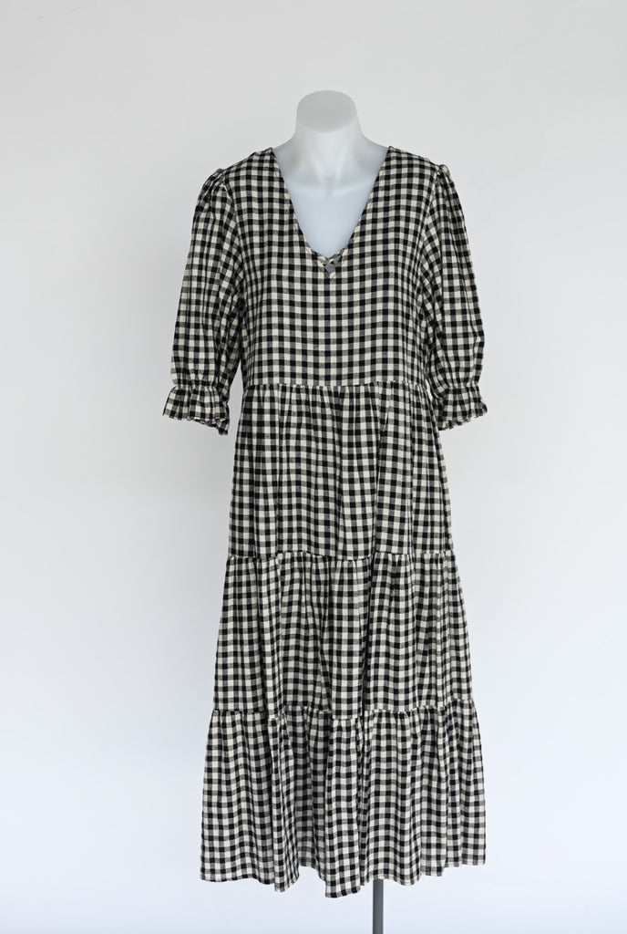 Among the Brave gingham checked dress -10